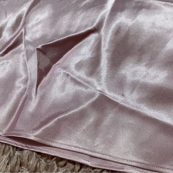 Vintage Enchanting Coquette Pink and Cream Lace Fairycore Fairy Slip Size Large - Picture 12 of 12